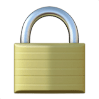 lock emoji symbol representing online security and safe connections.