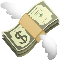 Money emoji representing savings, cashback, and affordable broadband or energy deals.