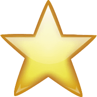 Gold star emoji representing quality, featured deals, and top-rated services.