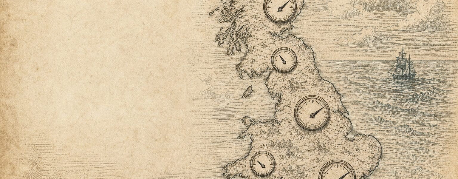 Illustration symbolising regional standing charges varying across the UK