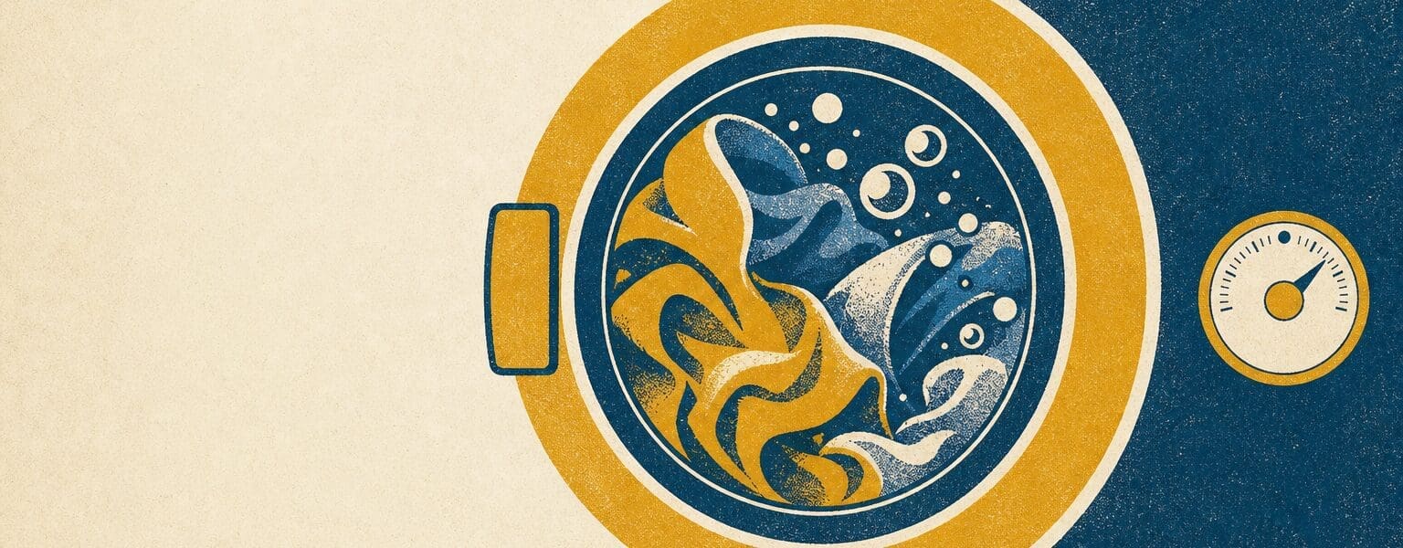 Illustration of a washing machine representing washing machine cost
